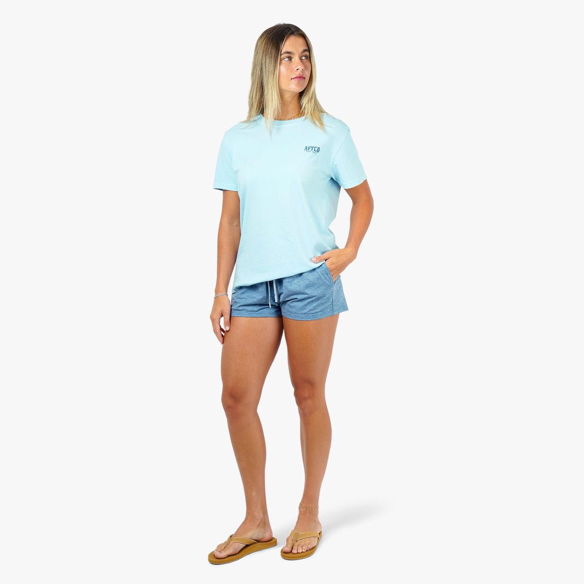 Womens AFTCO Women's Inlet Short Sleeve Fishing T-Shirt