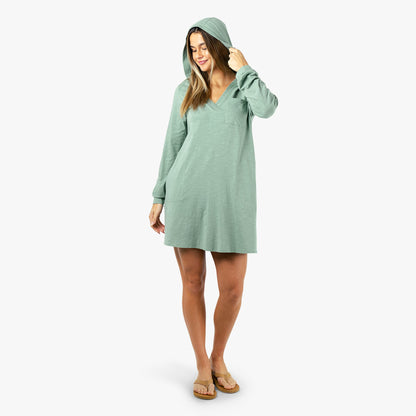 Womens AFTCO Women's Cloud Knit Hooded Fishing Cover Up