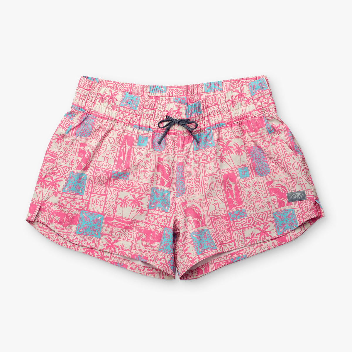 Womens AFTCO Women's Strike Printed Swim Shorts