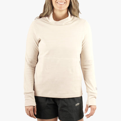 Womens AFTCO Women's Coastal Layer Funnel Neck Sweater