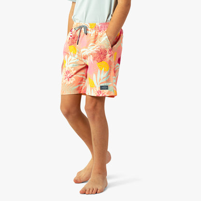 Kids AFTCO Youth Strike Printed Swim Shorts