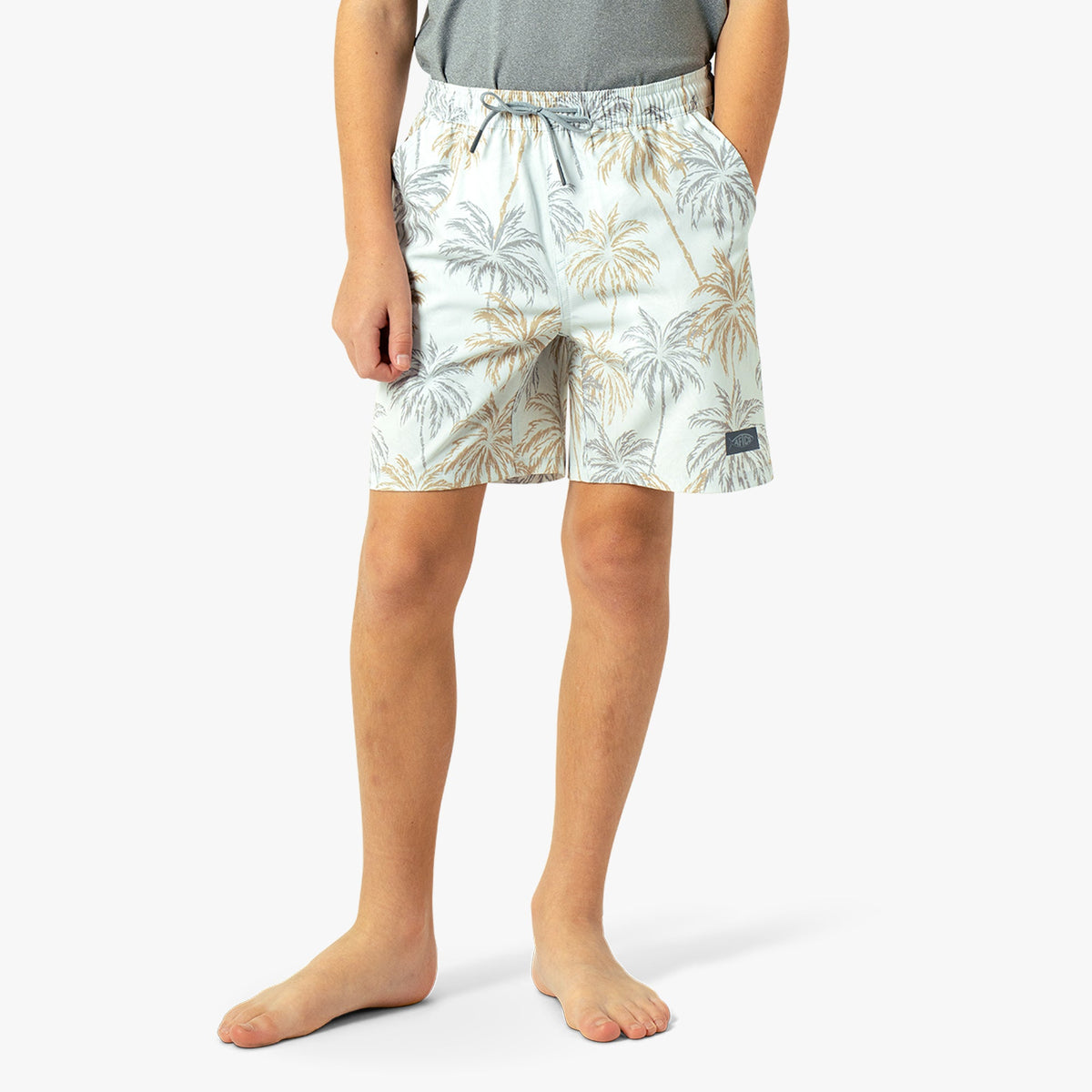 Kids AFTCO Youth Strike Printed Swim Shorts