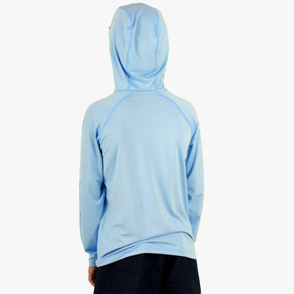 Kids AFTCO Youth Samurai Hood Performance LS Shirt