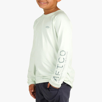 Kids AFTCO Youth Samurai Performance LS Shirt