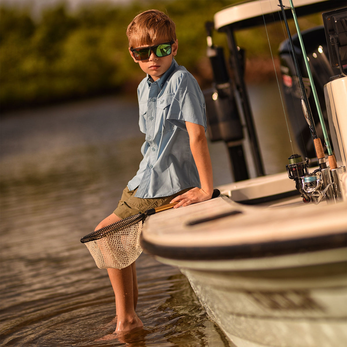 Kids AFTCO Kids Original Fishing Shorts