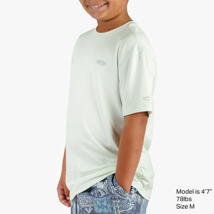Kids|Mens AFTCO Youth Samurai SS Performance Shirt