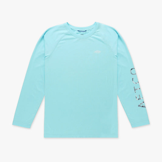 Kids|Mens AFTCO Youth Samurai Performance LS Shirt