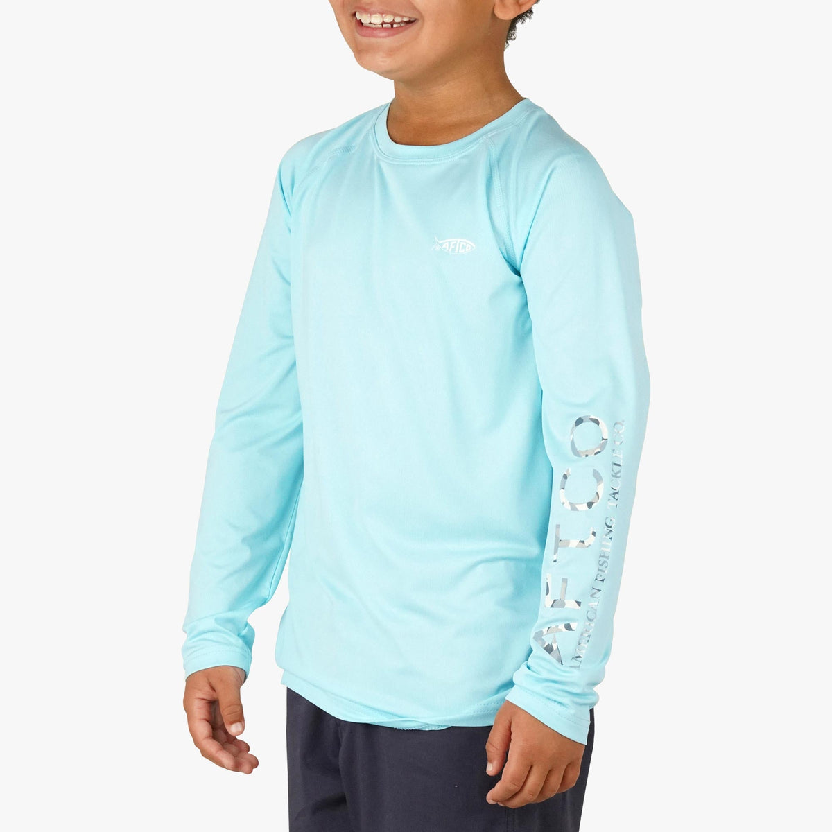 Kids|Mens AFTCO Youth Samurai Performance LS Shirt