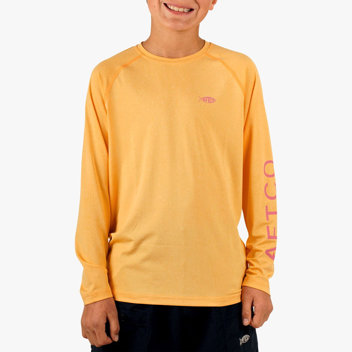 Kids|Mens AFTCO Youth Samurai Performance LS Shirt