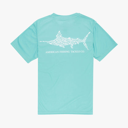 Kids AFTCO Kids Jigfish Jig Fishing Short Sleeve Shirt