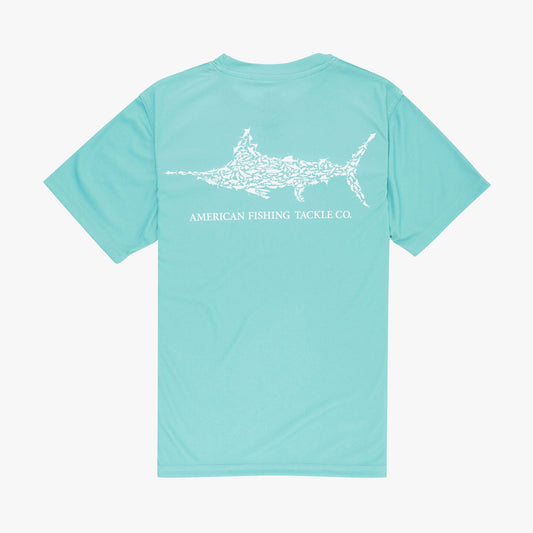 Kids AFTCO Kids Jigfish Jig Fishing Short Sleeve Shirt
