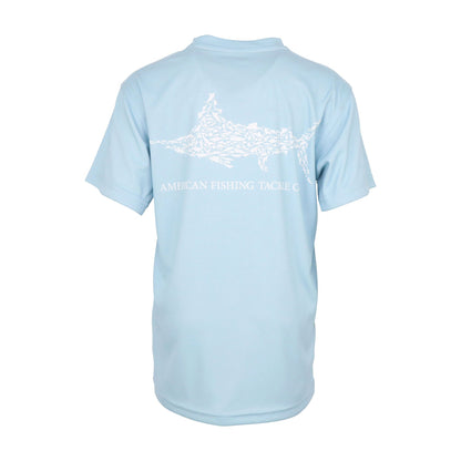 Kids AFTCO Kids Jigfish Jig Fishing Short Sleeve Shirt