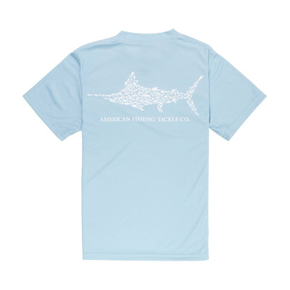 Kids AFTCO Kids Jigfish Jig Fishing Short Sleeve Shirt