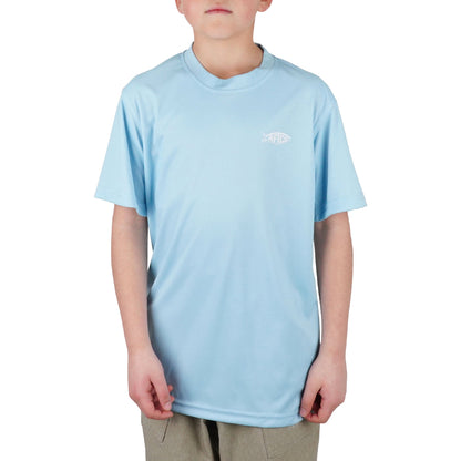 Kids AFTCO Kids Jigfish Jig Fishing Short Sleeve Shirt