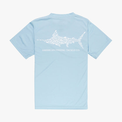 Kids AFTCO Kids Jigfish Jig Fishing Short Sleeve Shirt