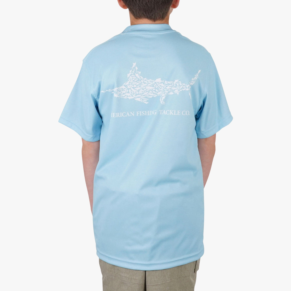 Kids AFTCO Kids Jigfish Jig Fishing Short Sleeve Shirt
