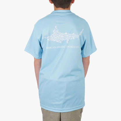 Kids AFTCO Kids Jigfish Jig Fishing Short Sleeve Shirt