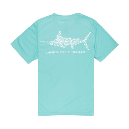 Kids AFTCO Kids Jigfish Jig Fishing Short Sleeve Shirt