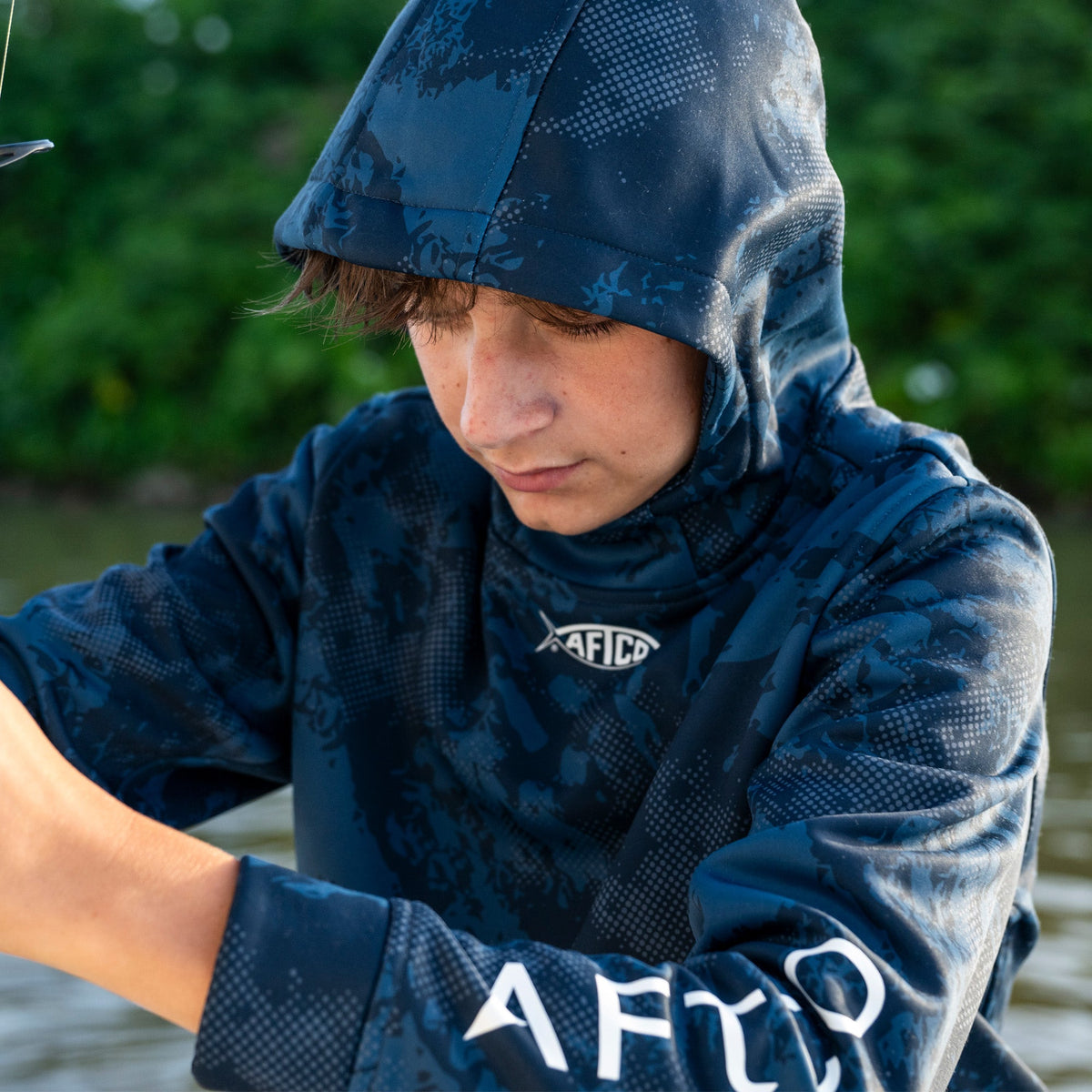 Kids AFTCO Youth Shadow Tactical Hoodie