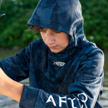Kids AFTCO Youth Shadow Tactical Hoodie