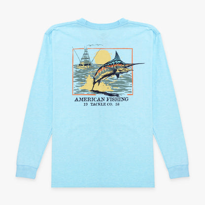 Kids AFTCO Youth Flying Bill Long Sleeve Fishing T-Shirt