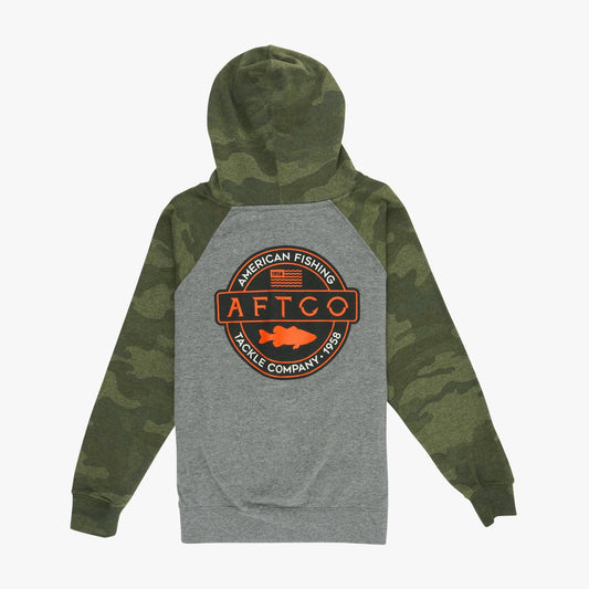 Kids AFTCO Youth Bass Patch Pullover Hoodie