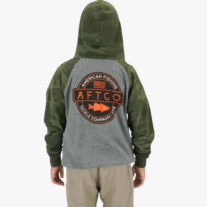 Kids AFTCO Youth Bass Patch Pullover Hoodie