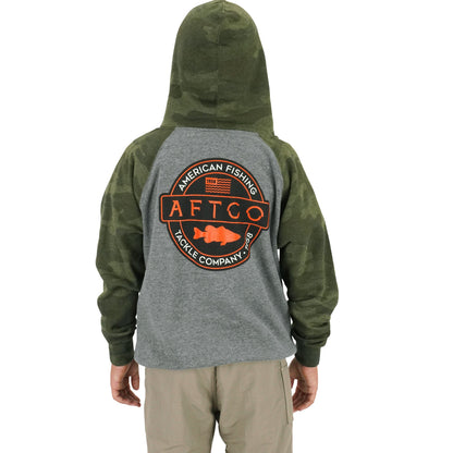 Kids AFTCO Youth Bass Patch Pullover Hoodie