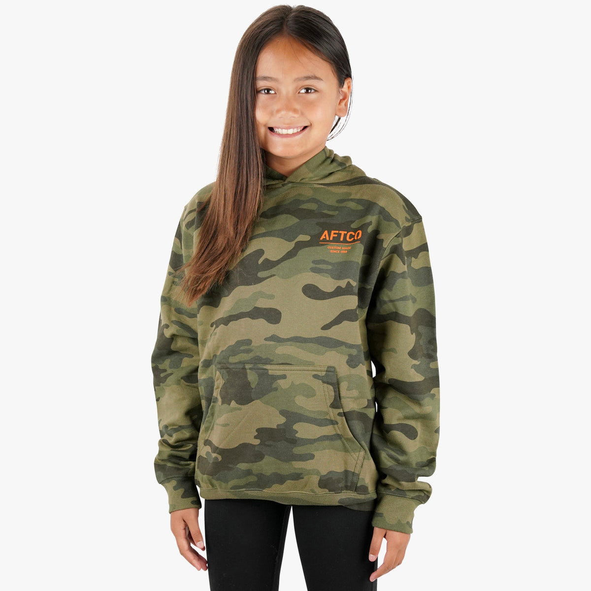 Kids AFTCO Youth Radar Camo Pullover Hoodie