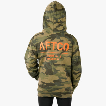 Kids AFTCO Youth Radar Camo Pullover Hoodie