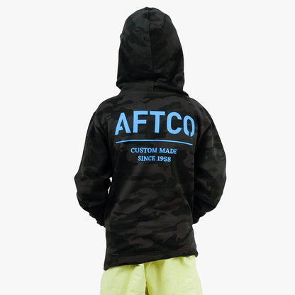 Kids AFTCO Youth Radar Camo Pullover Hoodie
