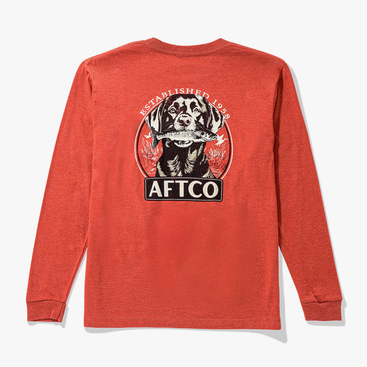 Kids AFTCO Youth On The Road Long Sleeve Fishing T-Shirt