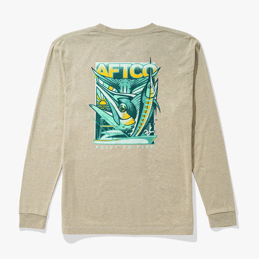Kids AFTCO Youth Billed Long Sleeve Fishing Shirt