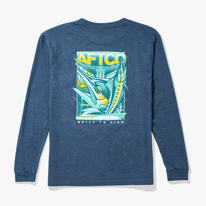 Kids AFTCO Youth Billed Long Sleeve Fishing Shirt