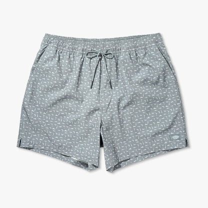 Mens AFTCO Strike Printed Swim Trunks