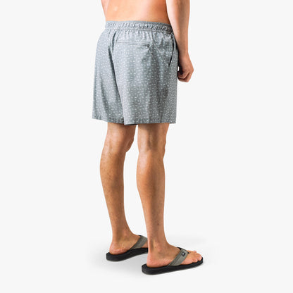 Mens AFTCO Strike Printed Swim Trunks