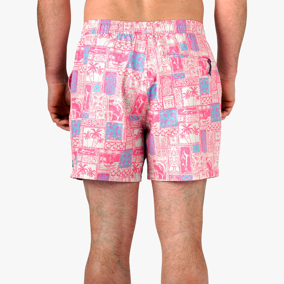Mens AFTCO Strike Printed Swim Trunks