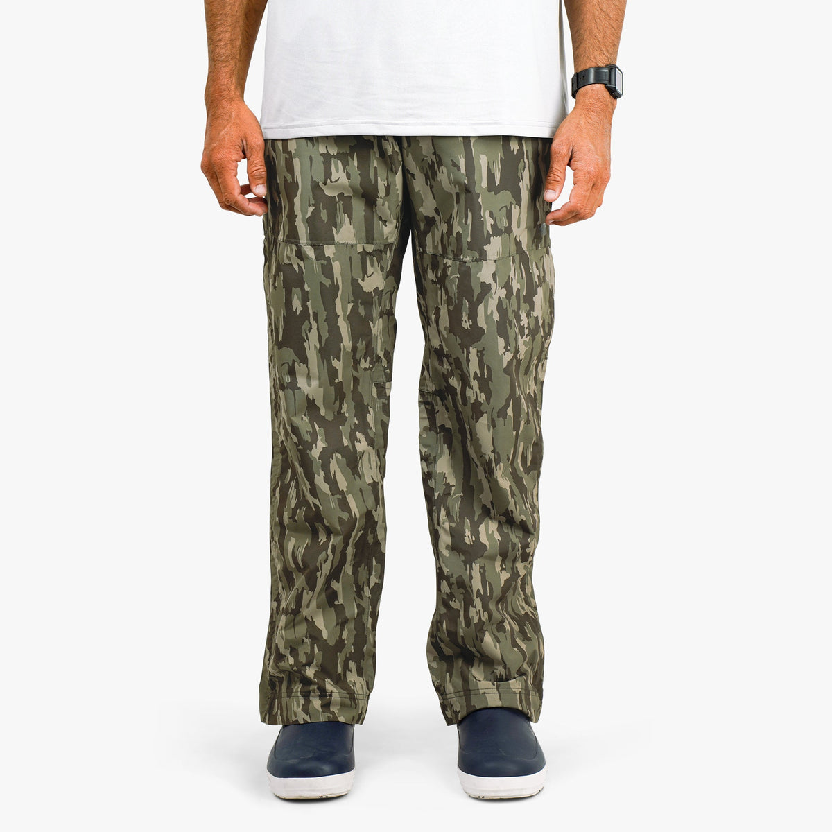 Mens AFTCO Crossing Printed Camo Fishing Pants
