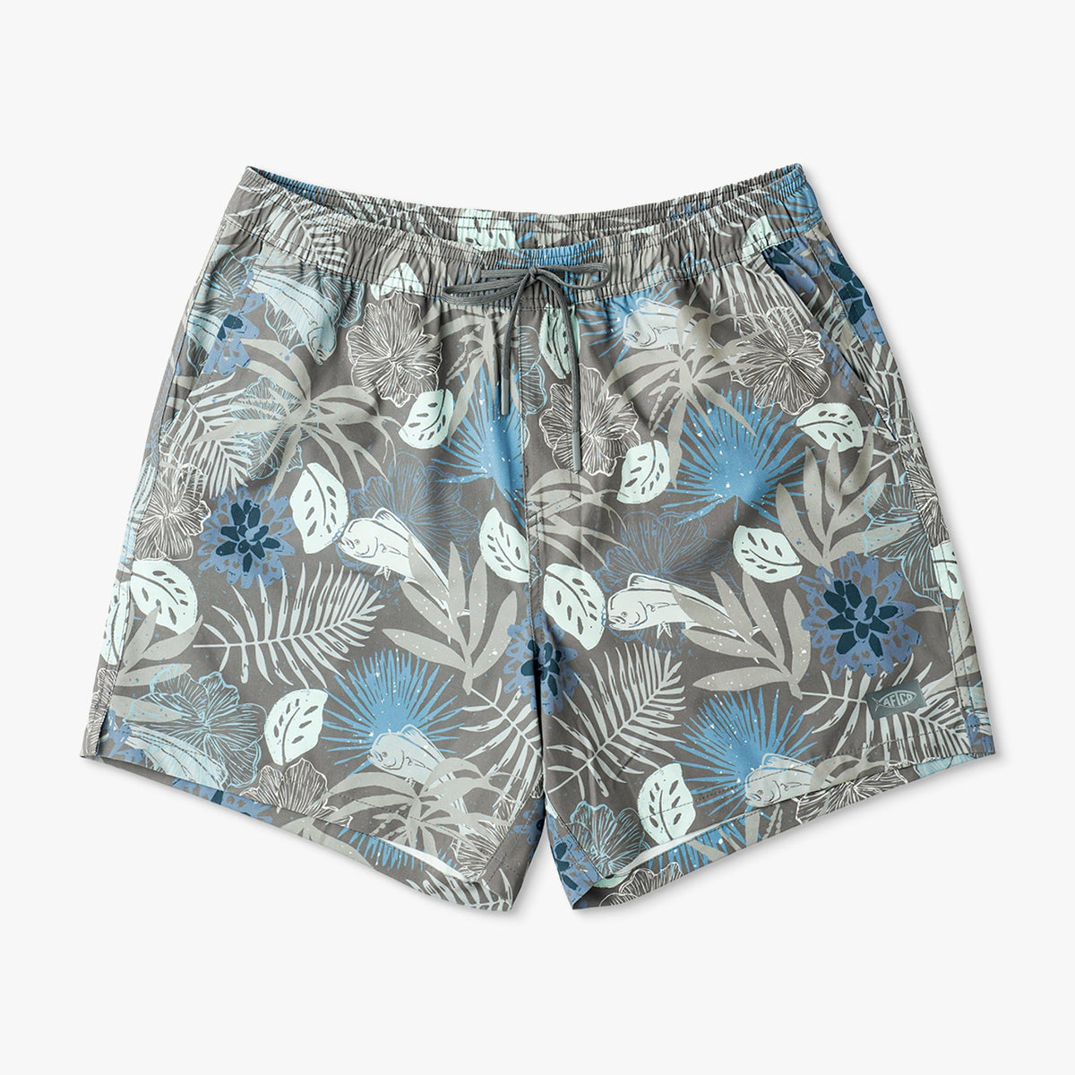 Mens AFTCO Strike Printed Swim Trunks