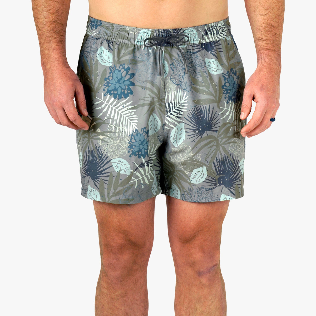 Mens AFTCO Strike Printed Swim Trunks