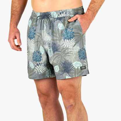 Mens AFTCO Strike Printed Swim Trunks
