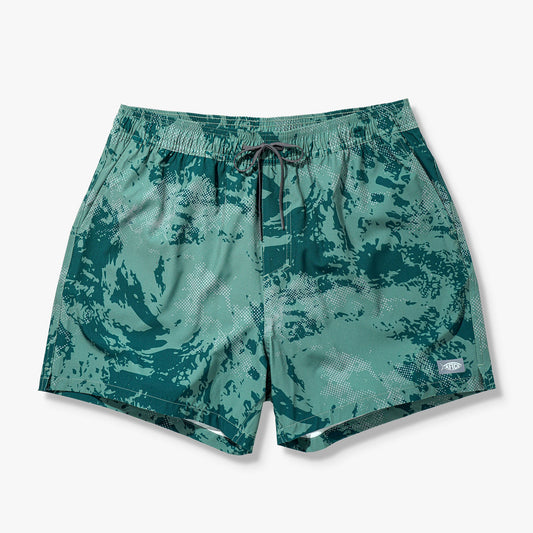 Mens AFTCO Strike Printed Swim Trunks