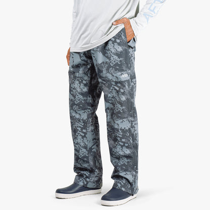 Mens AFTCO Crossing Printed Camo Fishing Pants