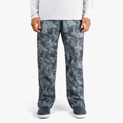 Mens AFTCO Crossing Printed Camo Fishing Pants