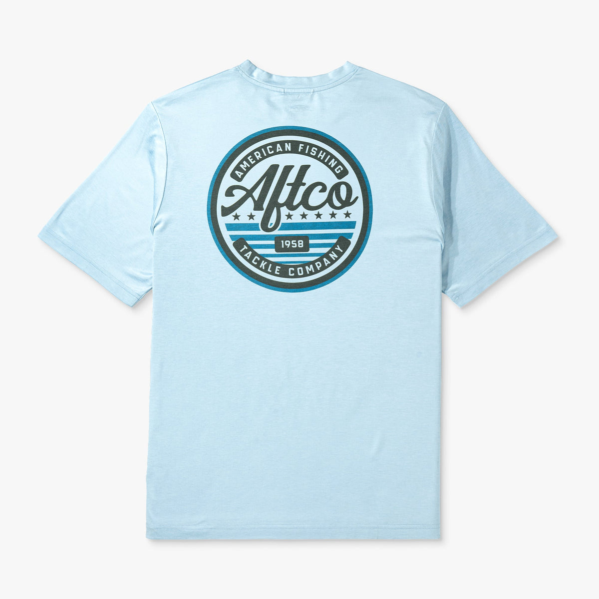 Mens AFTCO United Short Sleeve Sun Protection Shirt