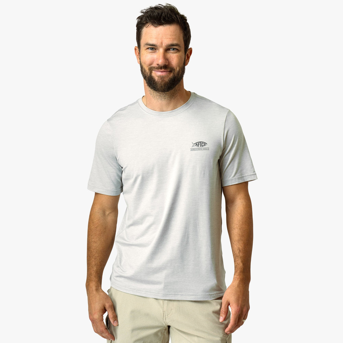 Mens AFTCO United Short Sleeve Sun Protection Shirt