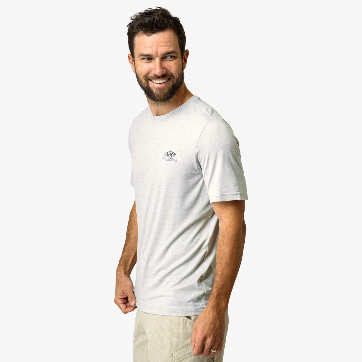 Mens AFTCO United Short Sleeve Sun Protection Shirt
