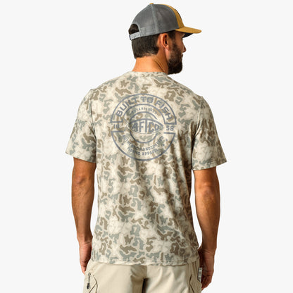 Mens AFTCO Ocean Bound Printed Short Sleeve Fishing Shirts