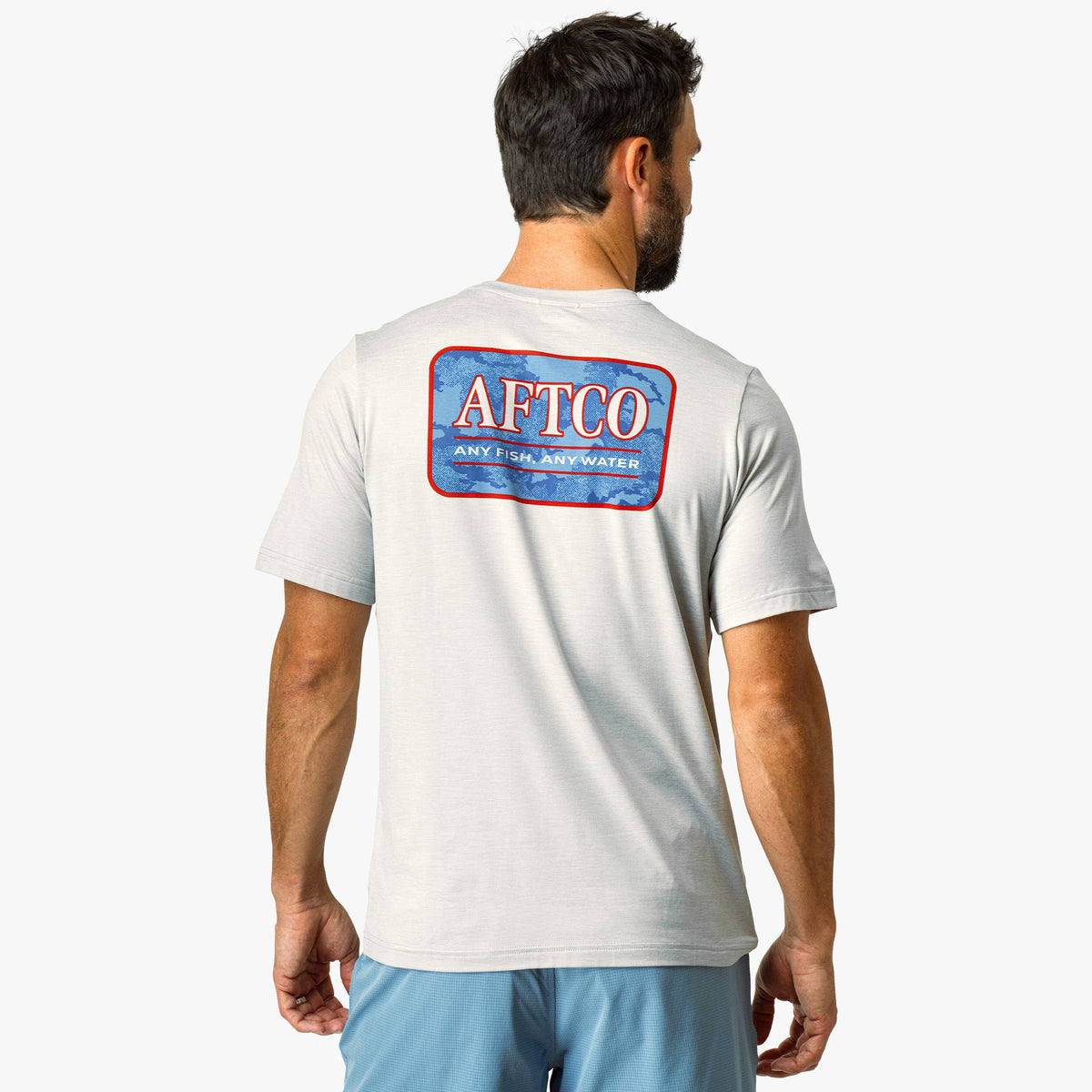 Mens AFTCO Undercover Short Sleeve Sun Protection Shirt
