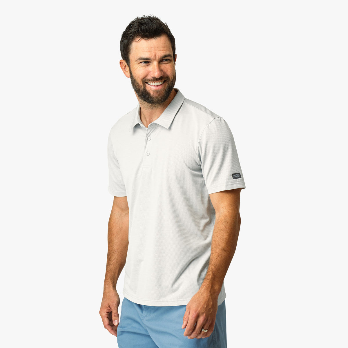 Mens AFTCO Adapt Performance Polo Shirt